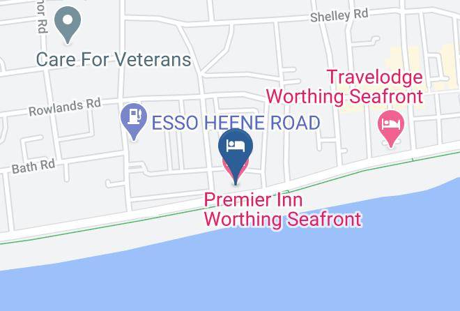 West Sussex - Premier Inn Worthing Seafront Hotel Maps