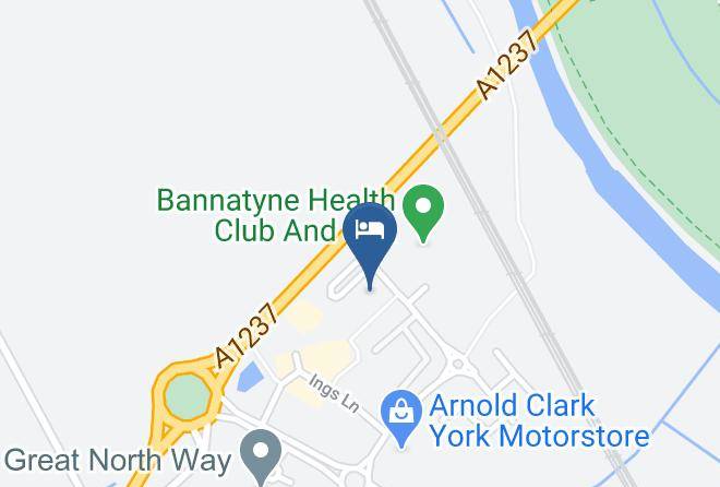 York - Premier Inn York North West Hotel Maps