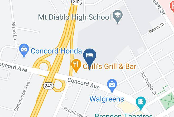 Contrata - Premier Inns Concord Maps