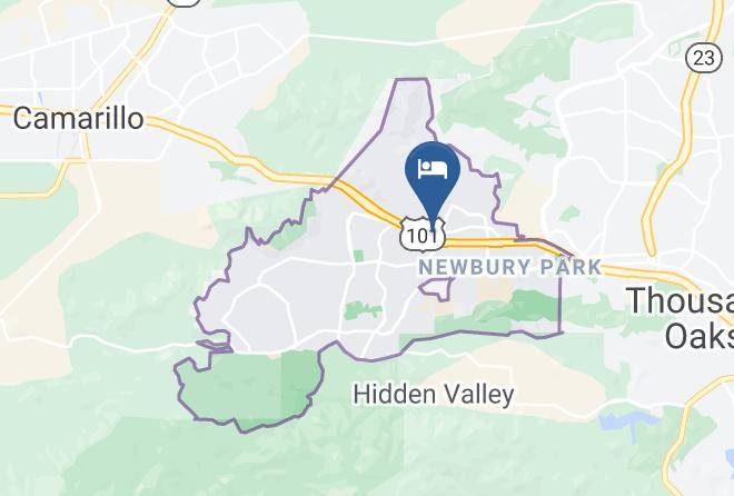 Ventura - Premier Inns Thousand Oaks Maps