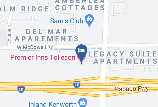 Maricopa - Premier Inns Tolleson Maps