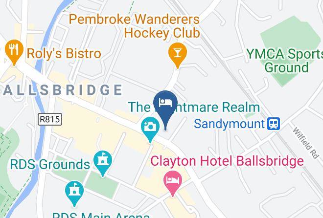 Premier Suites Plus Dublin Ballsbridge Map