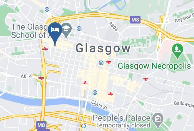 Glasgow City - Premier Suites Plus Glasgow Bath Street Maps
