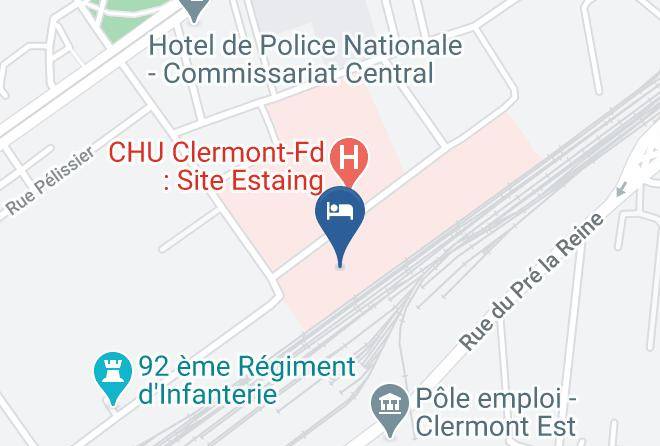 Premiere Classe Clermont Ferrand Centre Map