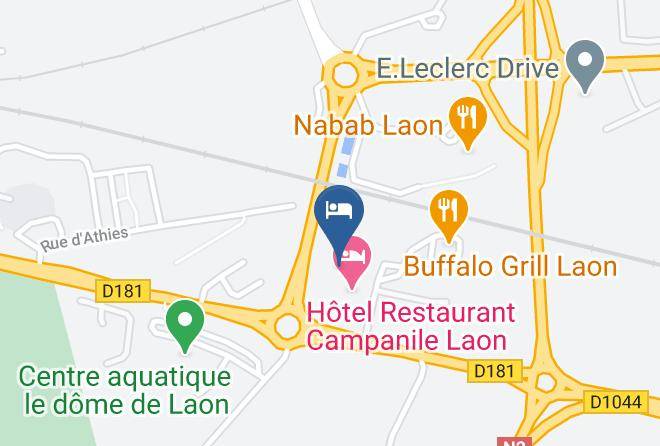 Aisne - Premiere Classe Laon Maps