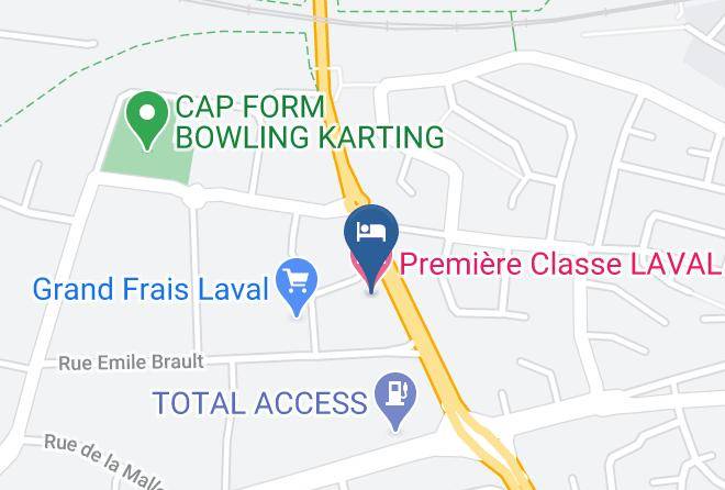 Mayenne - Premiere Classe Laval Maps