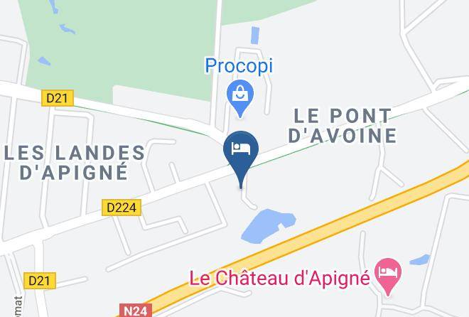 Premiere Classe Rennes Ouest Map