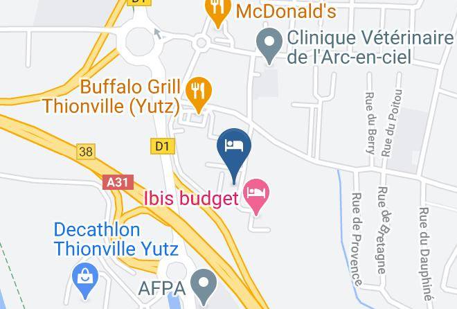 Moselle - Premiere Classe Thionville Yutz Maps