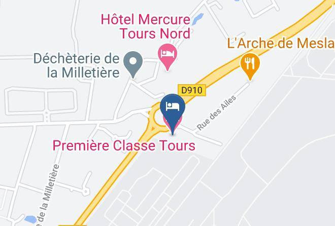 Premiere Classe Tours Map