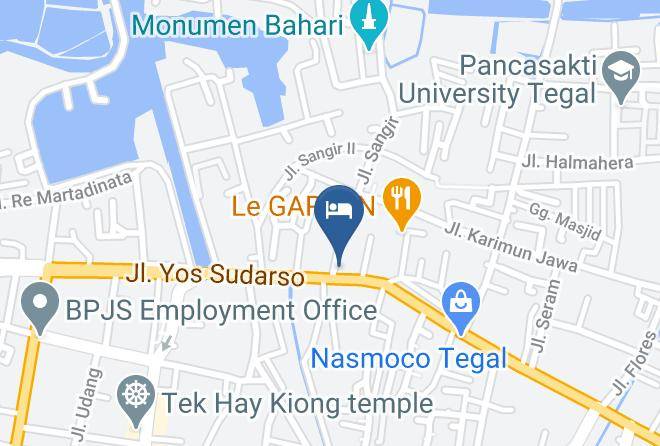 Kota Tegal - Premiere Hotel Tegal Maps