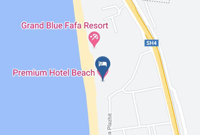 Kavaje - Premium Hotel Beach Maps