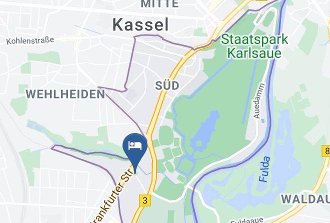Kassel - Premotel Premium Motel Am Park Maps