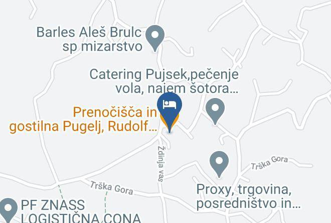 Novo Mesto - Prenocisca In Gostilna Pugelj Rudolf Mlinaric S P Maps