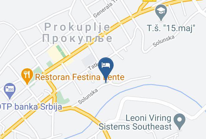 Toplica District - Prenociste Alexandar Maps