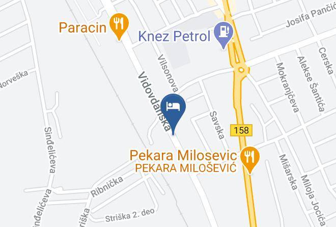 Pomoravski - Prenociste Hrast Maps
