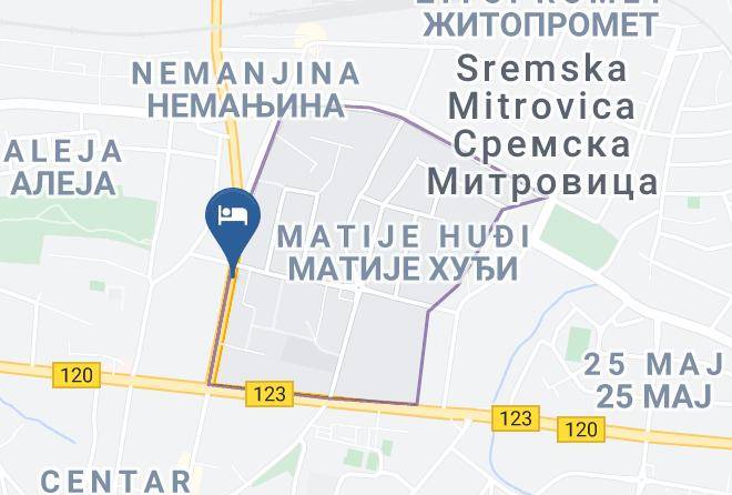 Srem District - Prenociste I Cafe Passage Maps