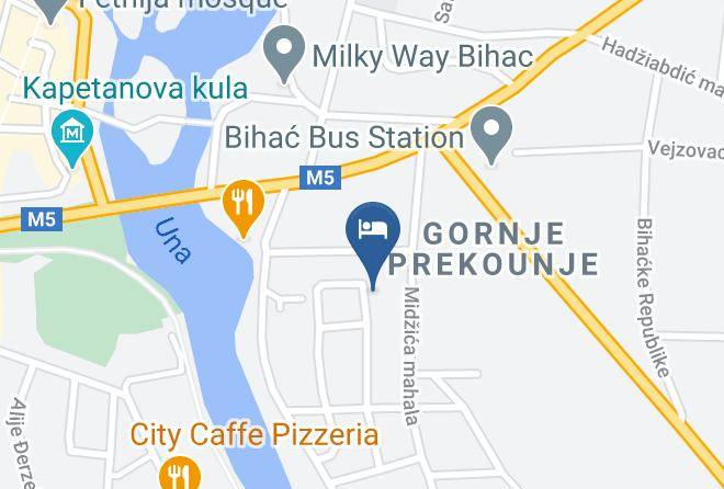 Unsko Sanski - Prenociste Kajtezovic Maps