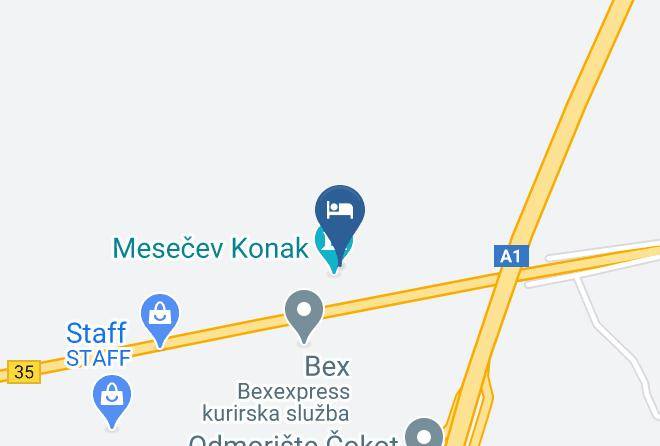 Nisava District - Prenociste Mesecev Konak Maps
