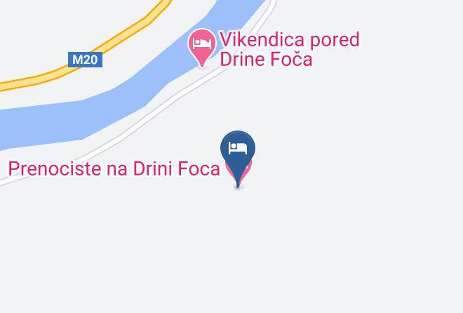 Foca - Prenociste Na Drini Foca Maps