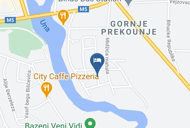 Unsko Sanski - Prenociste Ramic Maps