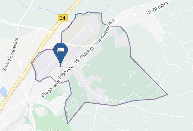 Sumadijski Okrug - Prenociste Ruza Maps