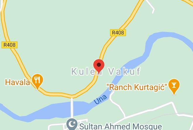 Unsko Sanski - Prenociste Saraj Maps