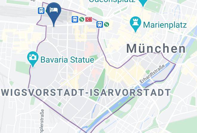 Munich District - Pres Pensionen Gmbh Maps
