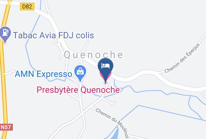 Haute Saone - Presbytere Quenoche Maps