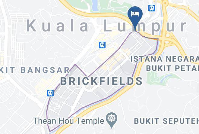 Kuala Lumpur - Scott Hotel Kl Sentral Maps