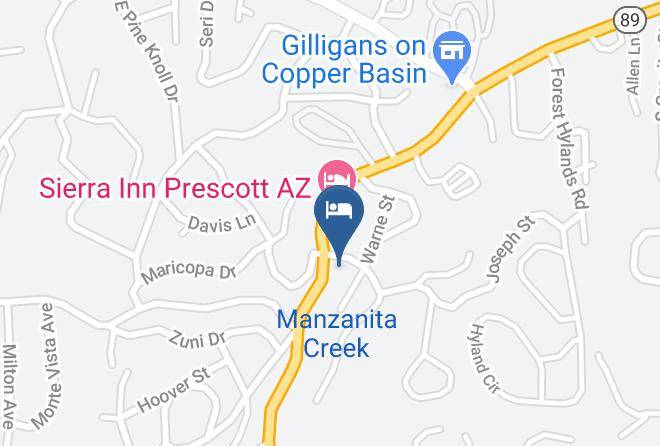 Yavapai - Prescott Pines Inn B&b Maps