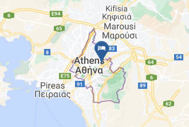 Central Athens - President Hotel Athens Maps