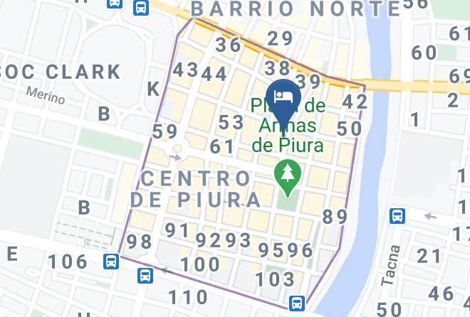 Piura - President Hotel Maps