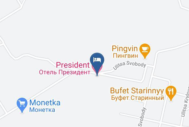 President Hotel Map