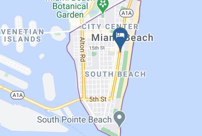Miami Dade - President Hotel South Beach Maps