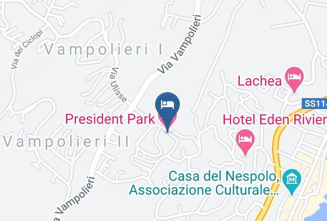 Catania - President Park Hotel Maps