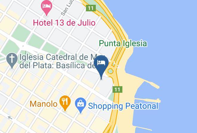 General Pueyrredon Partido - Presidente Hotel Mar Del Plata Maps