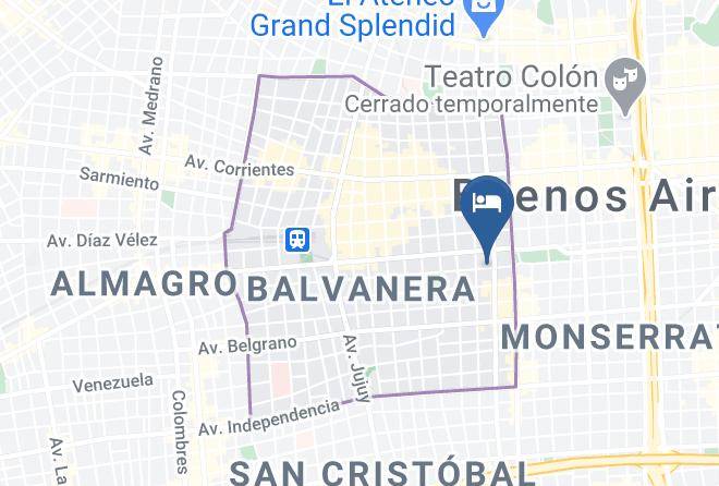 Balvanera - Hotel Presidente Peron Maps
