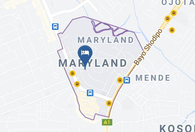 Kosofe - Presken Hotel Maryland Lagos Maps