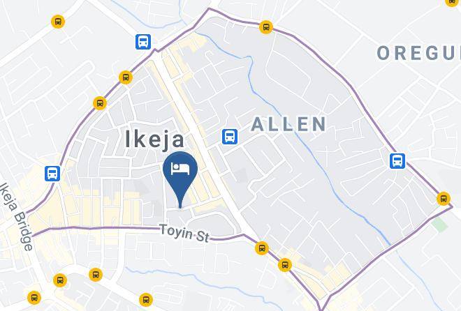 Ikeja - Presken Hotel Reliance Place Maps