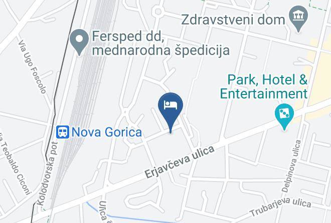 Nova Gorica - Presta Hotel Maps