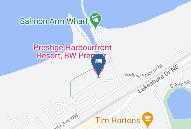 Columbia Shuswap - Prestige Harbourfront Resort Bw Premier Collection Maps