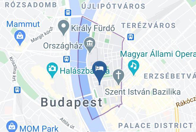 Budapest 5 Kerulet - Prestige Hotel Budapest Maps