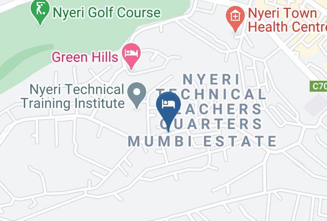 Nyeri - Prestige Hotel & Club Nyeri Maps