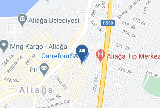 Aliaga - Prestige Hotel Donmez Maps