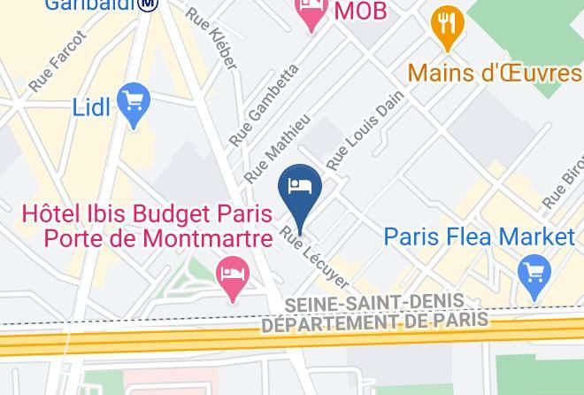 Seine St Denis - Prestige Hotel Maps