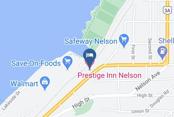Central Kootenay - Prestige Inn Nelson Maps
