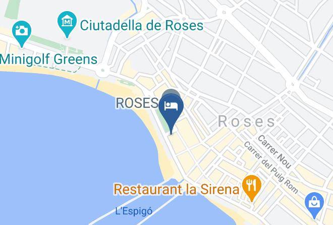 Girona - Prestige Mar Y Sol Hotel Elit Maps