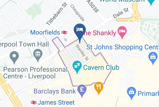 Liverpool - Prestige Stay Aparthotel Mathew Street Maps