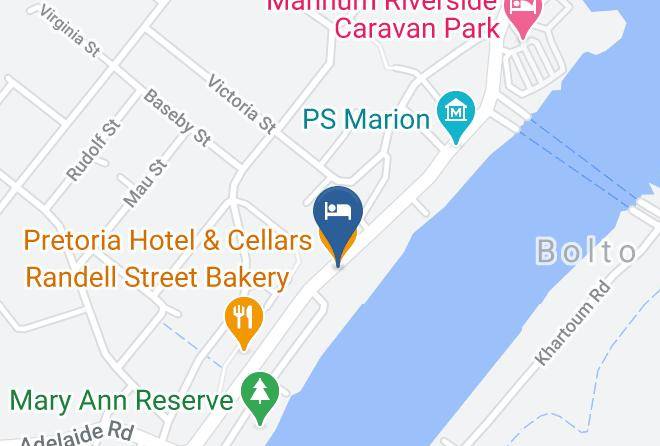 Mid Murray - Pretoria Hotel & Cellars Maps