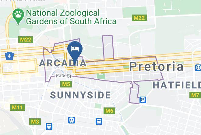 City Of Tshwane - Pretoria Hotel Maps